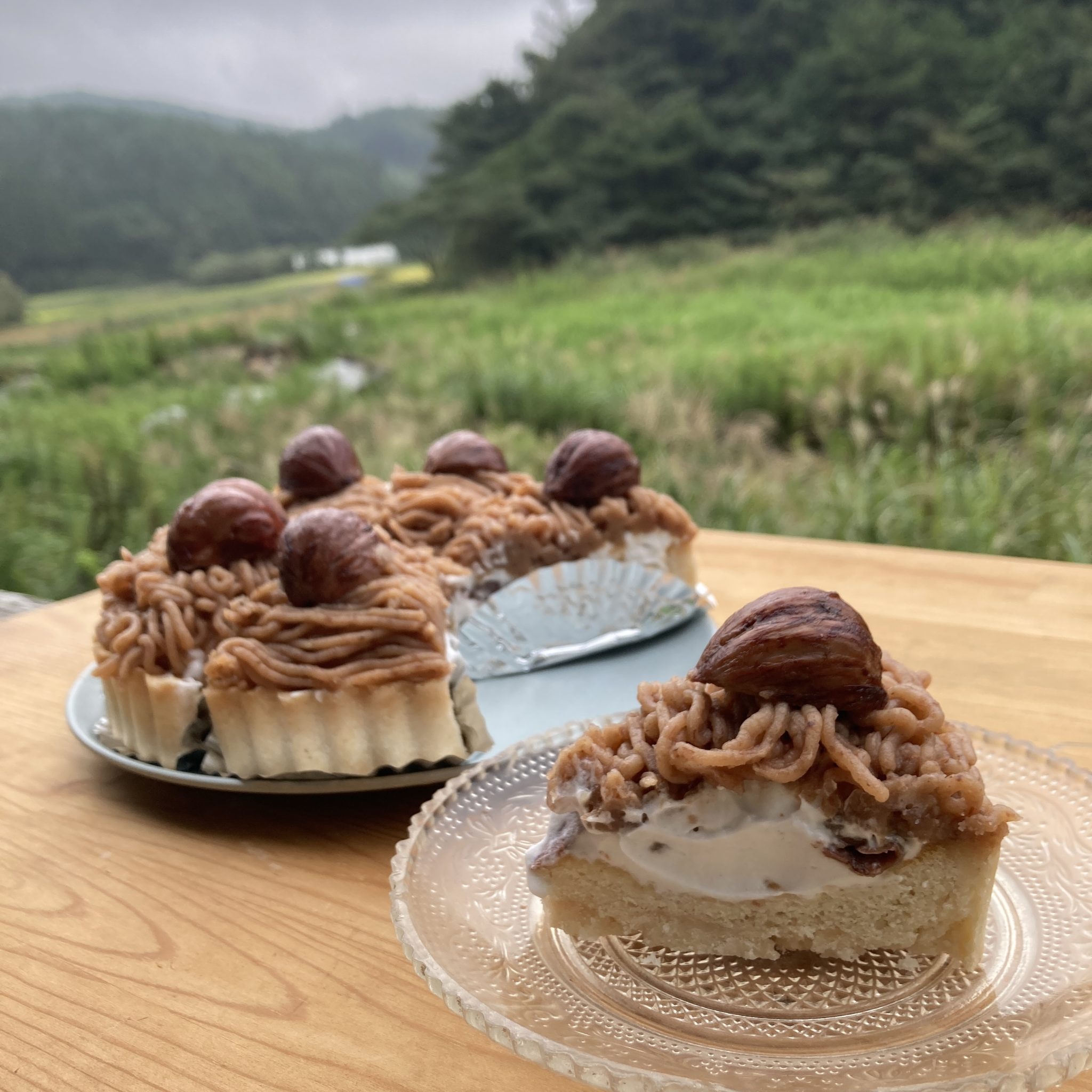 和栗のモンブランタルト